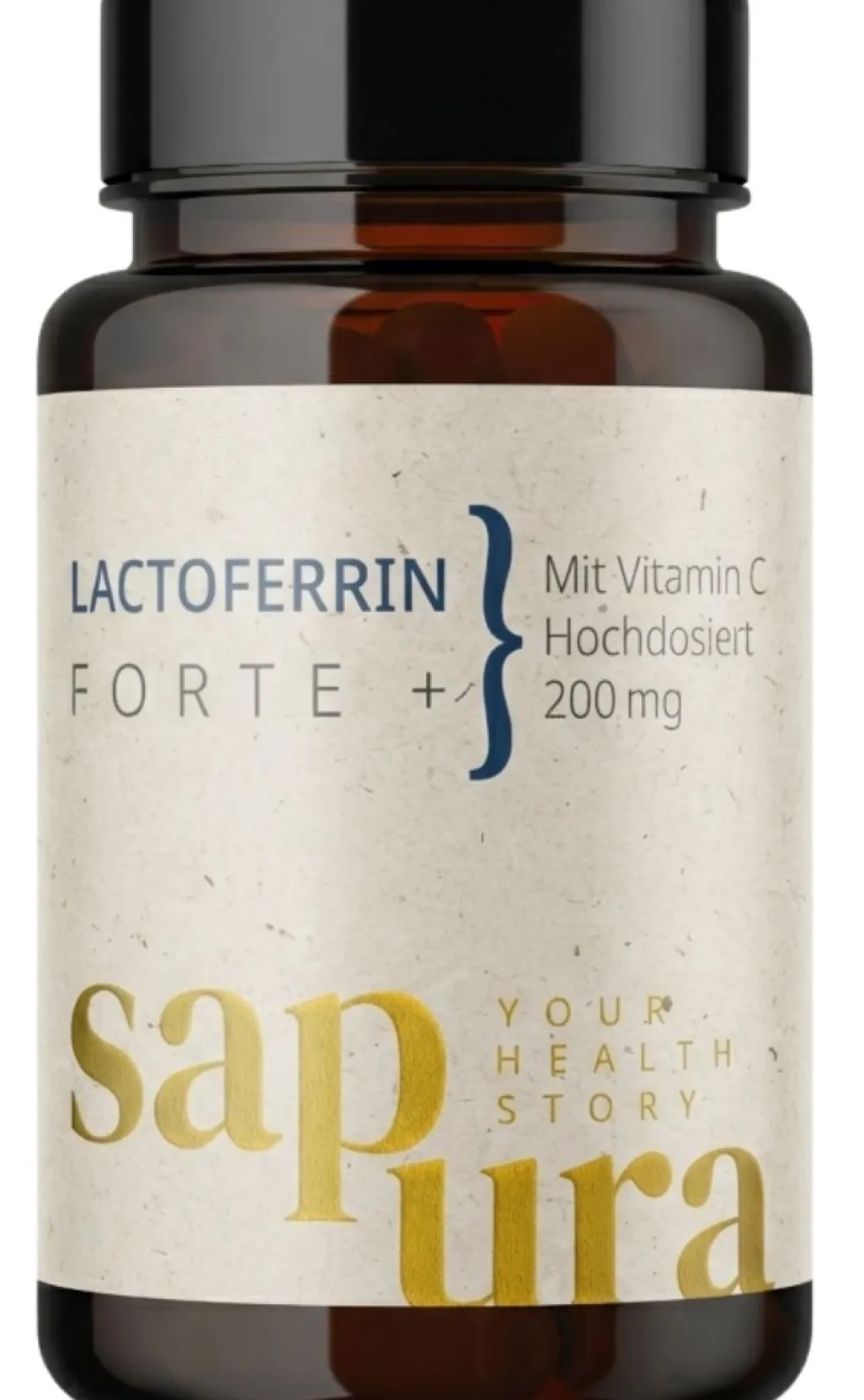 Lactoferrin Forte 200mg + 80mg Vitamin C | Hochdosiert | Reinheit >97% SAPURA> Hot