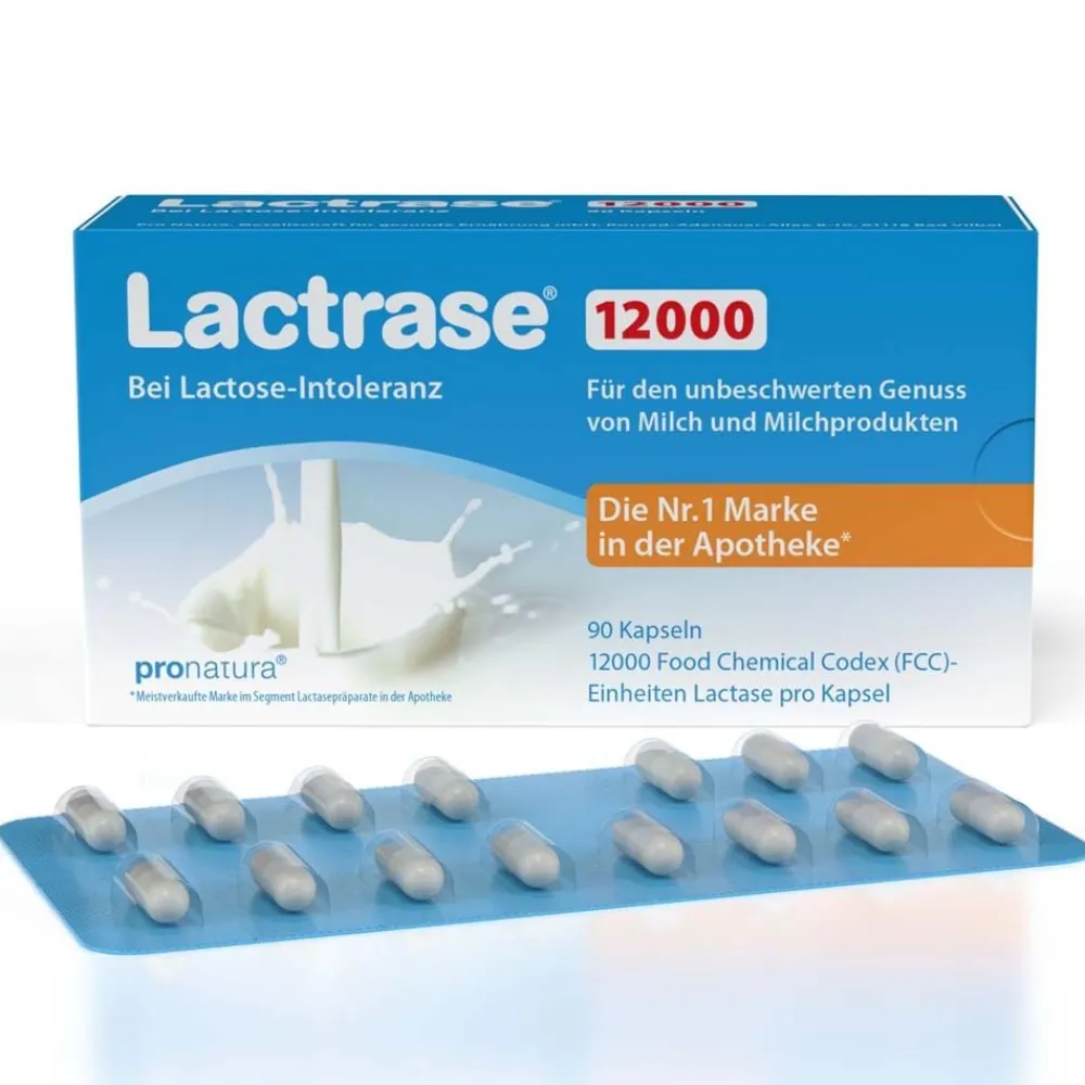 ® 12,000 - Laktase Kapseln bei Laktoseintoleranz|Lactrase Best