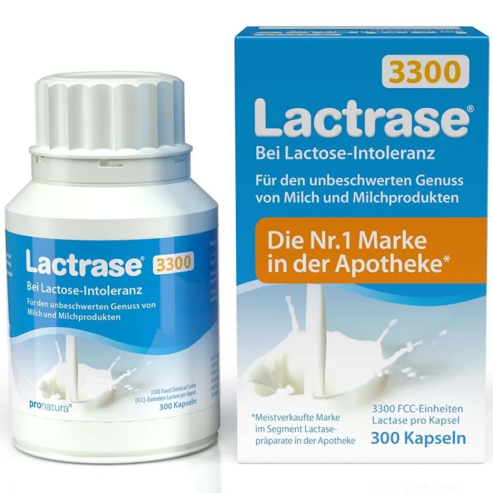 ® 3,300 - Laktase Kapseln bei Laktoseintoleranz>Lactrase Outlet
