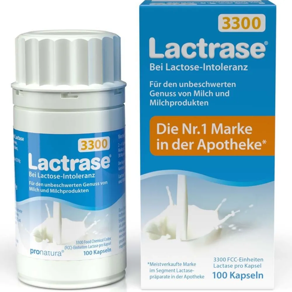 ® 3,300 - Laktase Kapseln bei Laktoseintoleranz>Lactrase Outlet