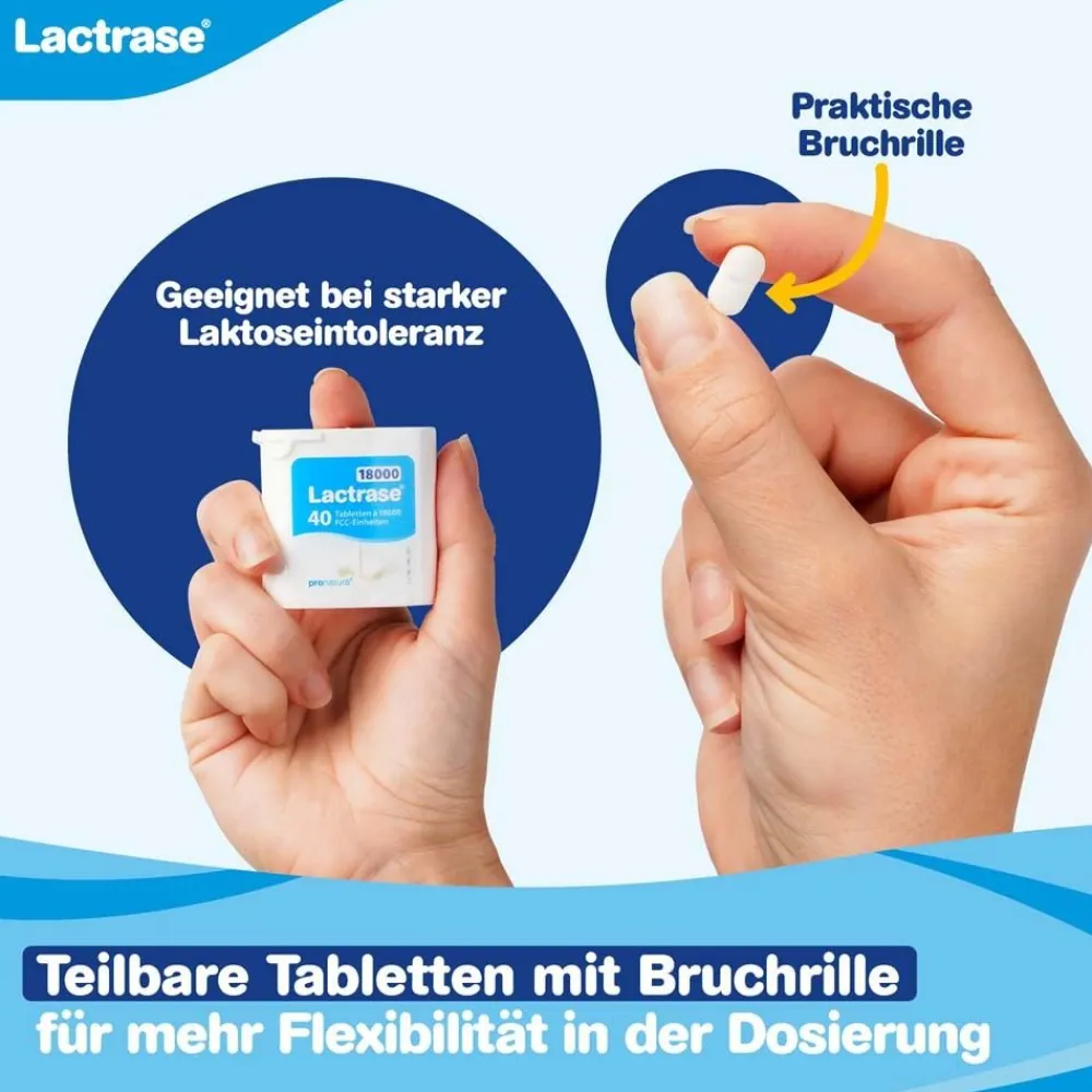 ® 18,000 - Laktase Tabletten bei Laktoseintoleranz, hochdosiert>Lactrase Discount