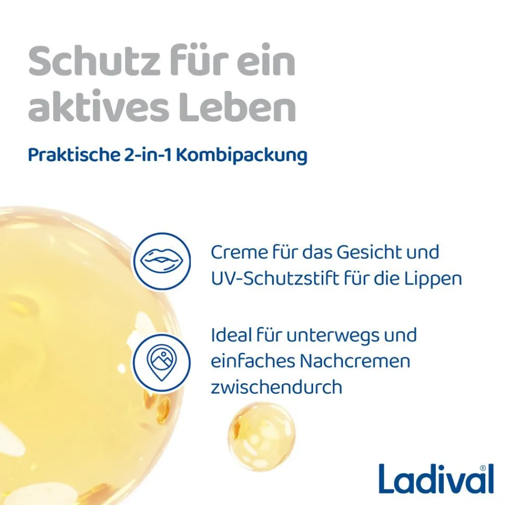 Aktiv Sonnenschutz Creme & Stift SPF 50+>Ladival Outlet