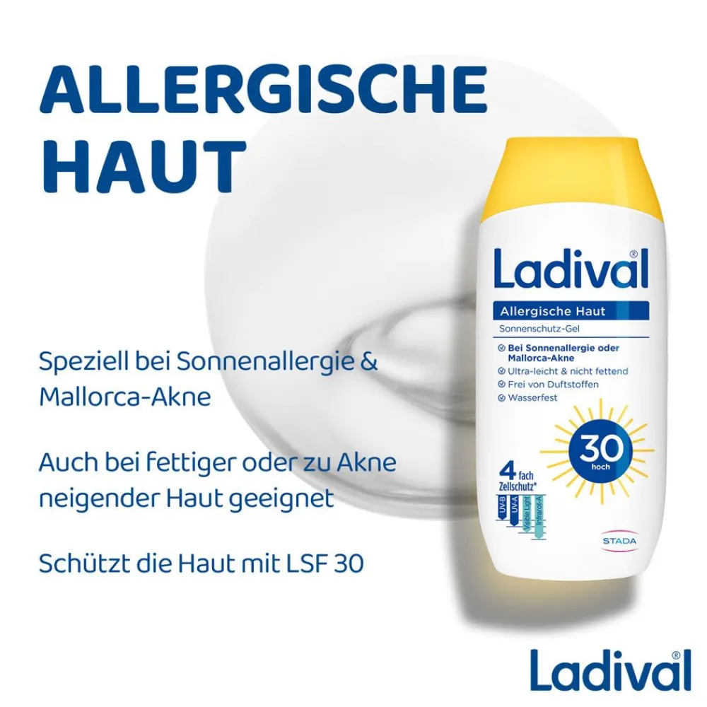 ® Allergische Haut Sonnenschutz-Gel LSF 30|Ladival New