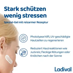 ® Allergische Haut Sonnenschutz-Gel Gesicht LSF 50+|Ladival Hot