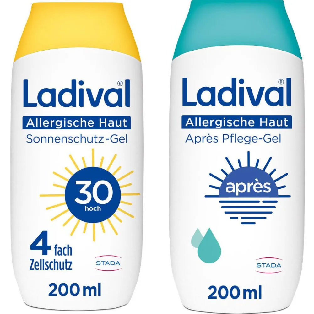 Ladival® Allergische Haut Sonnenschutz-Gel LSF 30 + Ladival® Allergische Haut Après Pflege-Gel> Discount