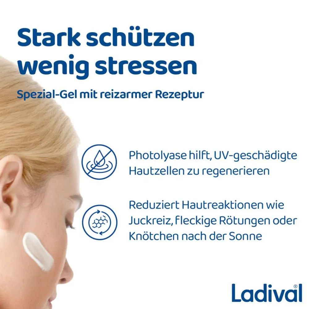 ® Allergische Haut Sonnenschutz-Gel Gesicht LSF 30|Ladival New