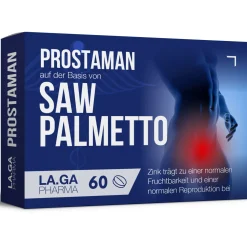 LA.GA Prostaman© Nahrungsergänzungsmittel für die Prostata mit Saw Palmetto / Serenoa Repens> New