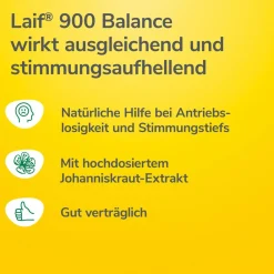 Laif® 900 Balance Filmtabletten + Lunalaif ® Guter Schlaf Heißgetränk| Best