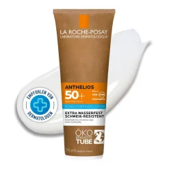 Anthelios Hydratisierende Milch LSF 50+: Sonnenmilch in der Tube mit Pappe mit hohem Breitbandschutz für empfindliche und trockene Haut>La Roche Posay Online