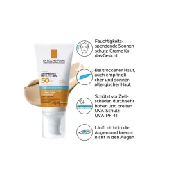 Anthelios Hydratisierende Getönte BB-Creme UVMune 400 LSF 50+: Getönte Sonnencreme für empfindliche und trockene Gesichtshaut>La Roche Posay Online