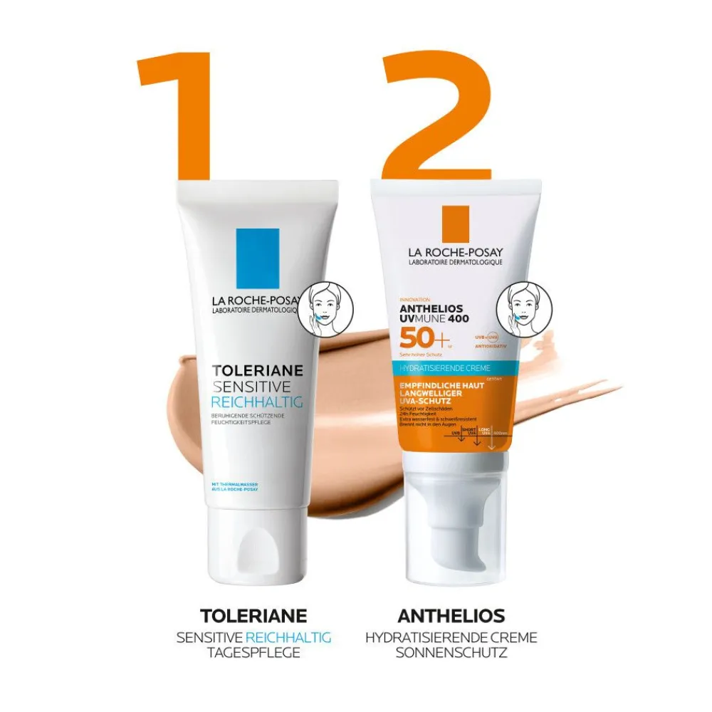 Anthelios Hydratisierende Getönte BB-Creme UVMune 400 LSF 50+: Getönte Sonnencreme für empfindliche und trockene Gesichtshaut>La Roche Posay Online