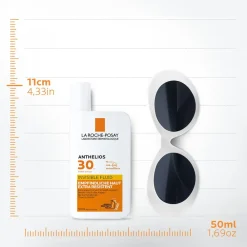 Anthelios Invisible Fluid LSF 30 Sonnencreme für das Gesicht Sonnenschutz bei zu Sonnenallergie neigende Haut|La Roche Posay Best