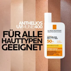 Anthelios Invisible Fluid UVMune 400 LSF 50+: Sonnencreme für das Gesicht für zu Sonnenallergie neigende und empfindliche Haut><noscript><img width=