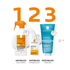 Anthelios Invisible Family Spray LSF 50+: Wasserfestes Sonnenspray ohne Dufstoffe für Kinder und Erwachsene|La Roche Posay
