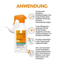 Anthelios Invisible Family Spray LSF 50+: Wasserfestes Sonnenspray ohne Dufstoffe für Kinder und Erwachsene|La Roche Posay