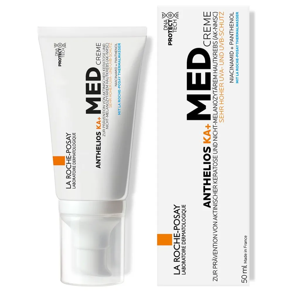 Anthelios KA+ MED Creme: Hochwirksame Sonnencreme zur Prävention aktinischer Keratose (AK) und nicht-melanozytärem Hautkrebs (NMSC).|La Roche Posay Best