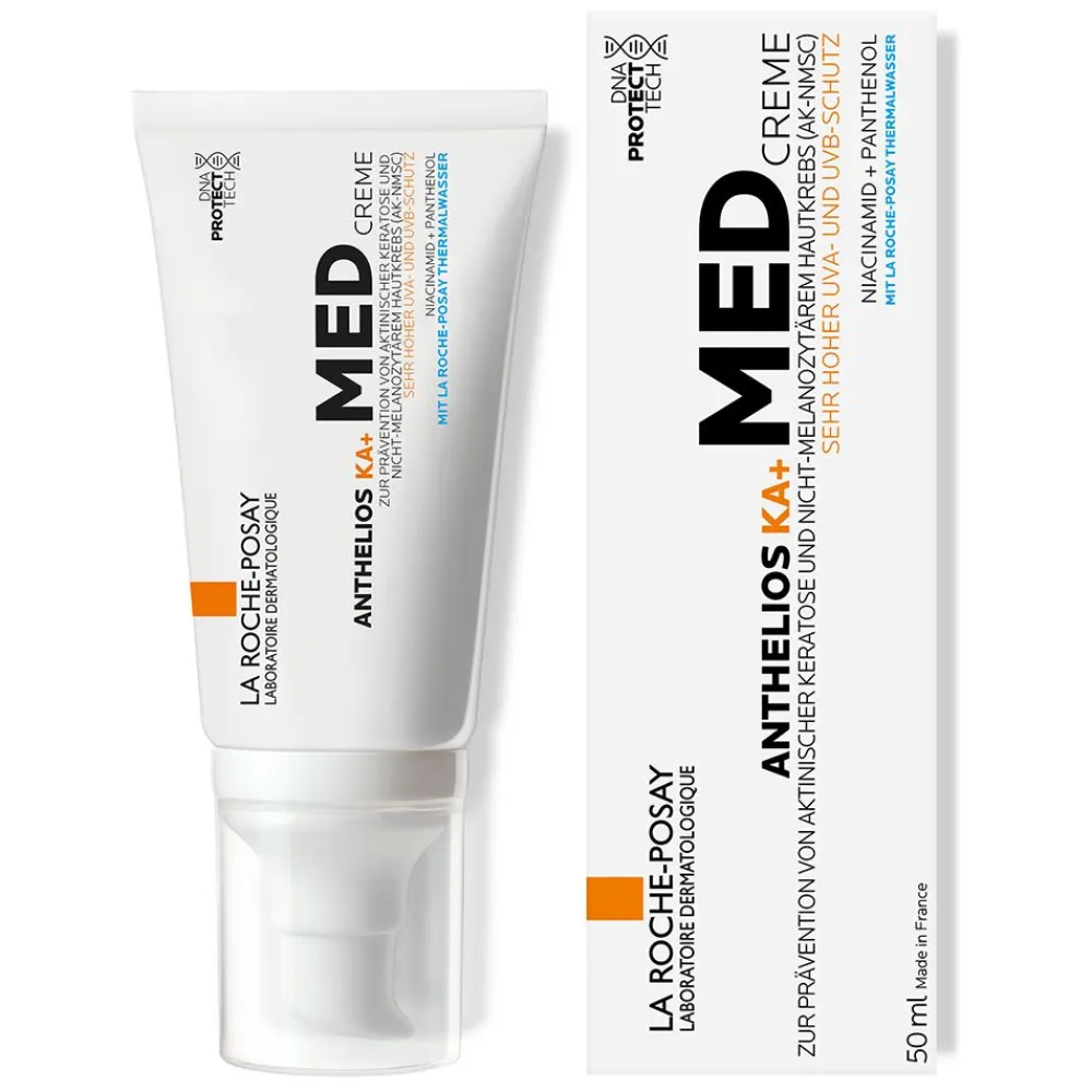 Anthelios KA+ MED Creme: Hochwirksame Sonnencreme zur Prävention aktinischer Keratose (AK) und nicht-melanozytärem Hautkrebs (NMSC).|La Roche Posay Best