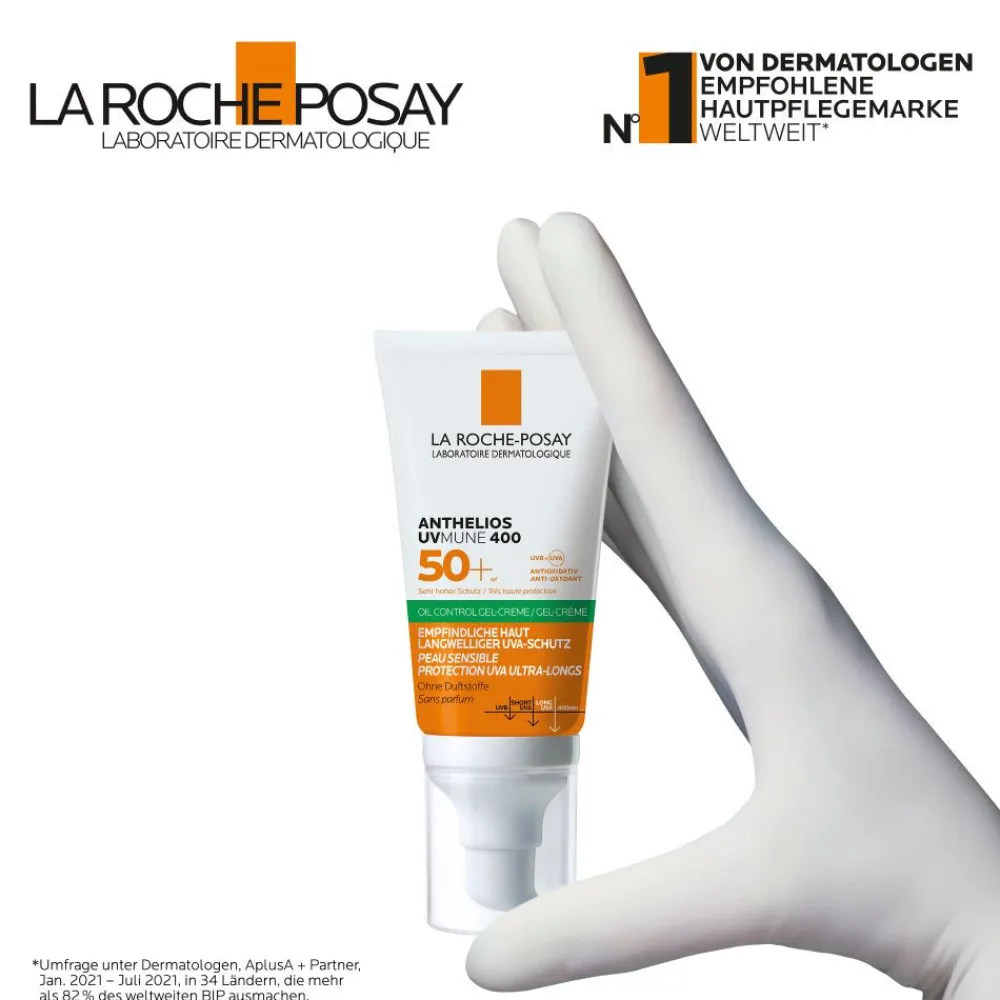 Anthelios UV Mune 400 Oil Control Gel-Creme Sonnengel mit LSF50+ für sehr hohen Schutz vor UVA- und UVB-Strahlen, für ölige Haut>La Roche Posay Sale