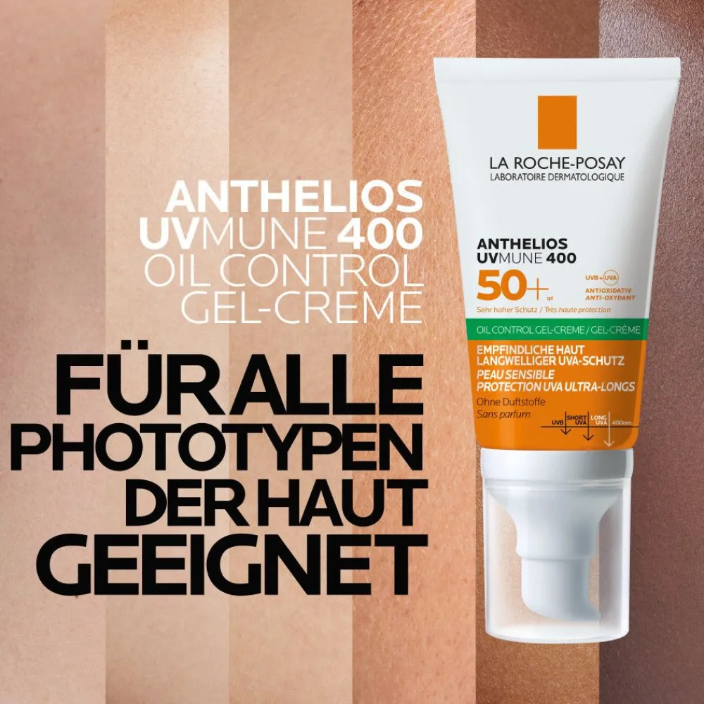 Anthelios UV Mune 400 Oil Control Gel-Creme Sonnengel mit LSF50+ für sehr hohen Schutz vor UVA- und UVB-Strahlen, für ölige Haut>La Roche Posay Sale
