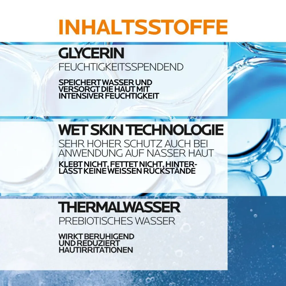 Anthelios Wet Skin Gel LSF 50+: Wasserfester Sonnenschutz für empfindliche und zu Sonnenallergie neigende Haut>La Roche Posay Clearance