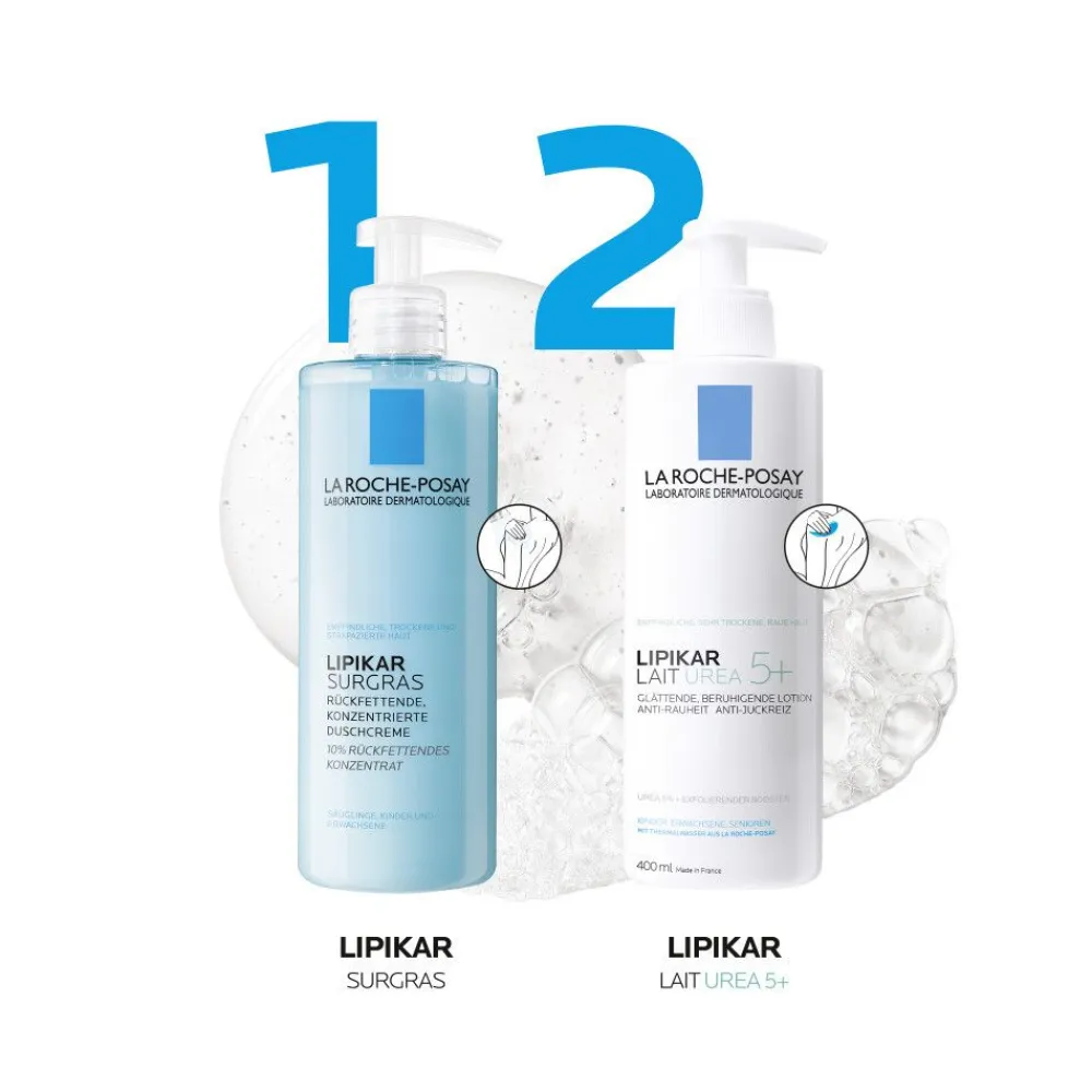 Lipikar Surgras Rückfettende, konzentriertes Duschgel für trockene, empfindliche Haut>La Roche Posay Outlet