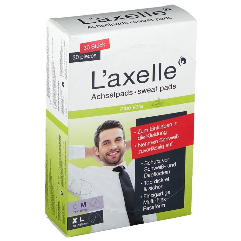 Laxelle Achselpads mit Aloe Vera Gr. L 95 x 150 cm>