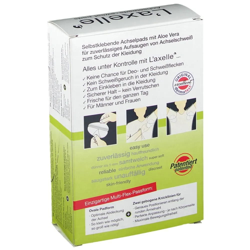 Laxelle Achselpads mit Aloe Vera Gr. L 95 x 150 cm>