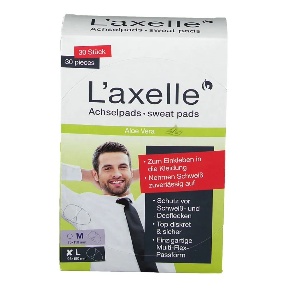 Laxelle Achselpads mit Aloe Vera Gr. L 95 x 150 cm>