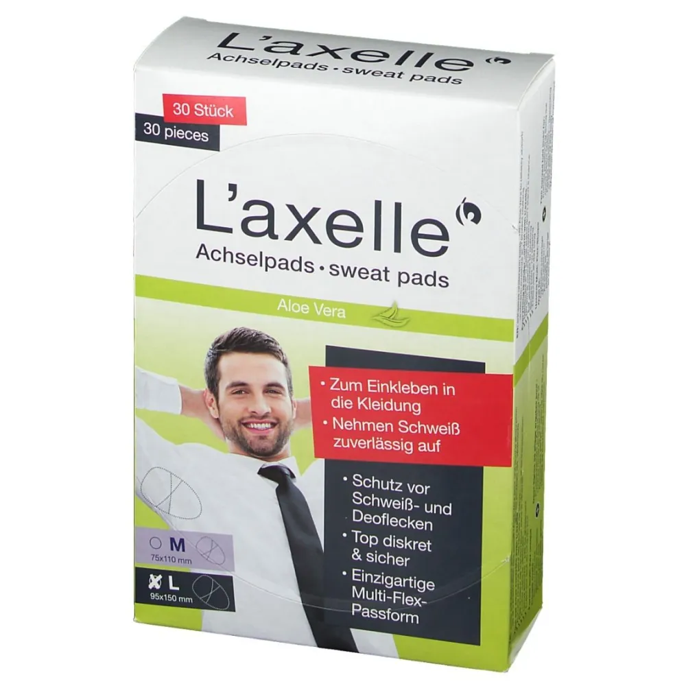 Laxelle Achselpads mit Aloe Vera Gr. L 95 x 150 cm>