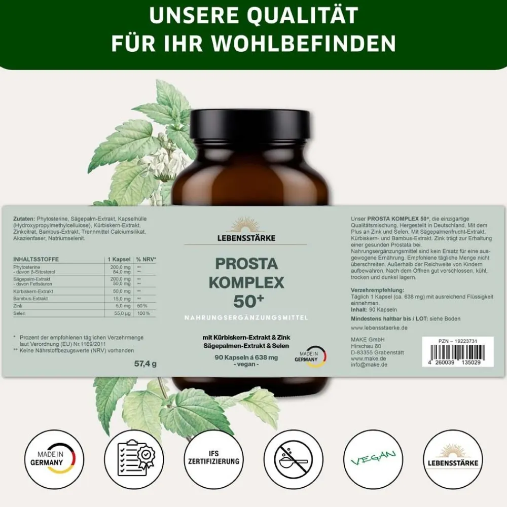 LEBENSSTÄRKE PROSTA KOMPLEX 50+| Sale