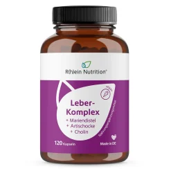 Leber Komplex Mariendistel + Artischocke + Cholin vegan R(h)ein Nutrition|