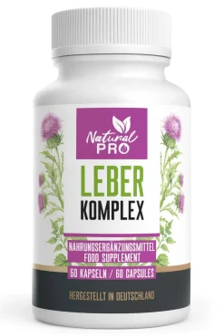 LEBER Komplex von Natural PRO | natürliche Leberkur Kapseln | HOCHDOSIERT> Best