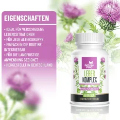 LEBER Komplex von Natural PRO | natürliche Leberkur Kapseln | HOCHDOSIERT><noscript><img width=
