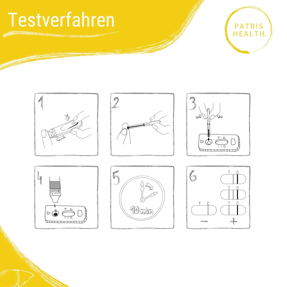Lebertest – Leberfunktions-Selbsttest, Bluttest für Zuhause – Patris Health®> Online