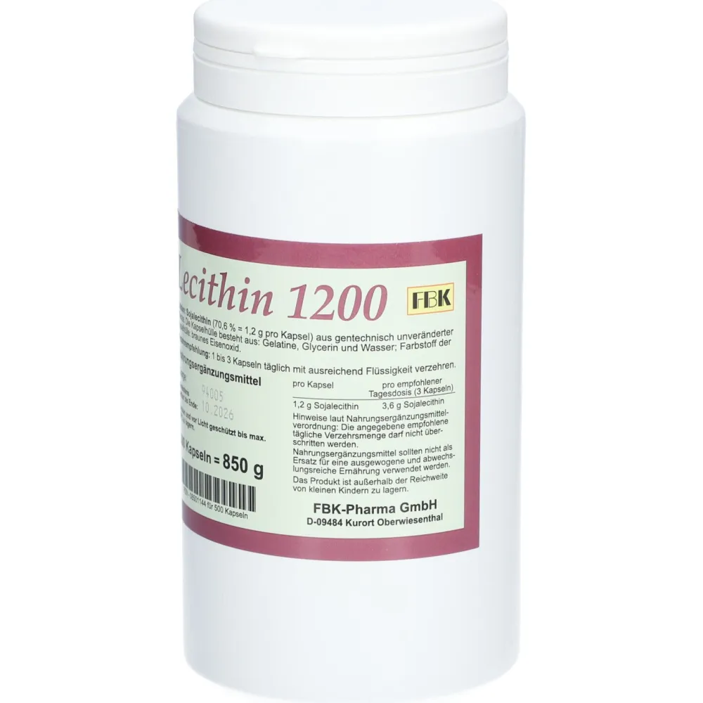 Lecithin 1200 Kapseln>