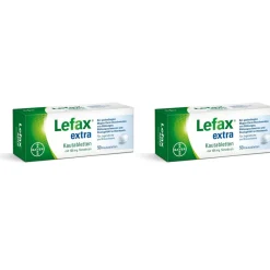 Lefax extra Kautabletten – lindern gasbedingte Beschwerden wie mäßige Blähungen, Druck- und Völlegefühl|