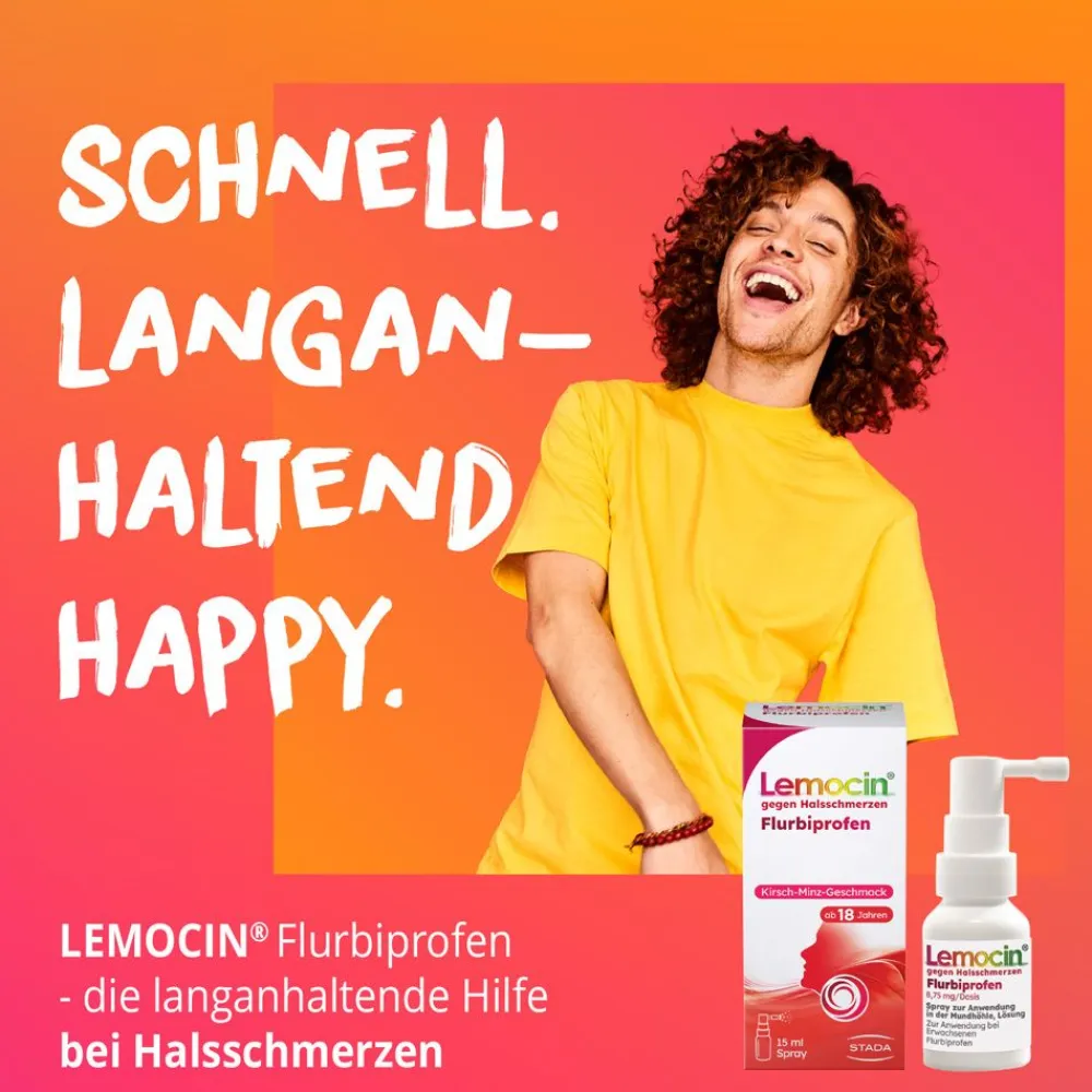 ® Flurbiprofen Spray gegen Halsschmerzen|Lemocin Discount