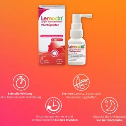 ® Flurbiprofen Spray gegen Halsschmerzen|Lemocin Discount