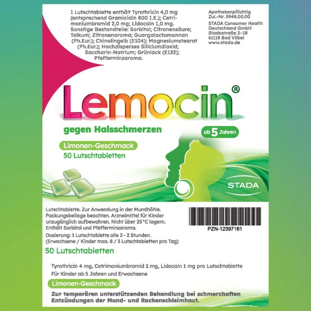 ® gegen Halsschmerzen Limettengeschmack ab 5 Jahren>Lemocin Clearance