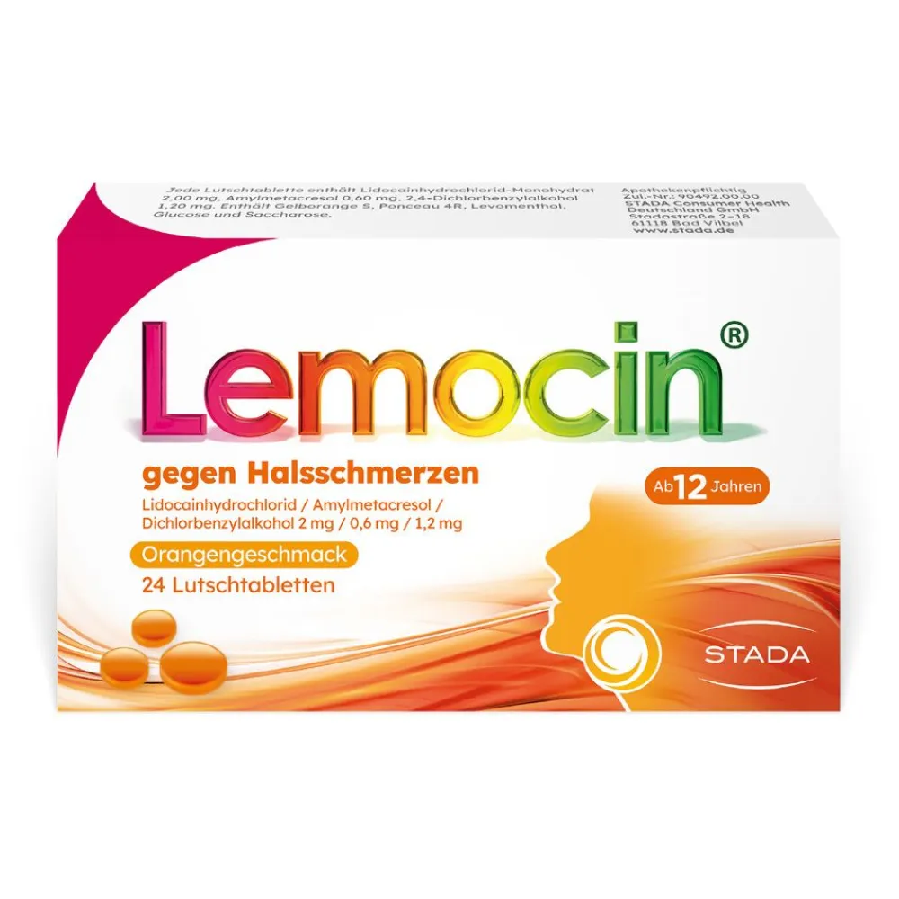gegen Halsschmerzen Orangengeschmack>Lemocin Clearance