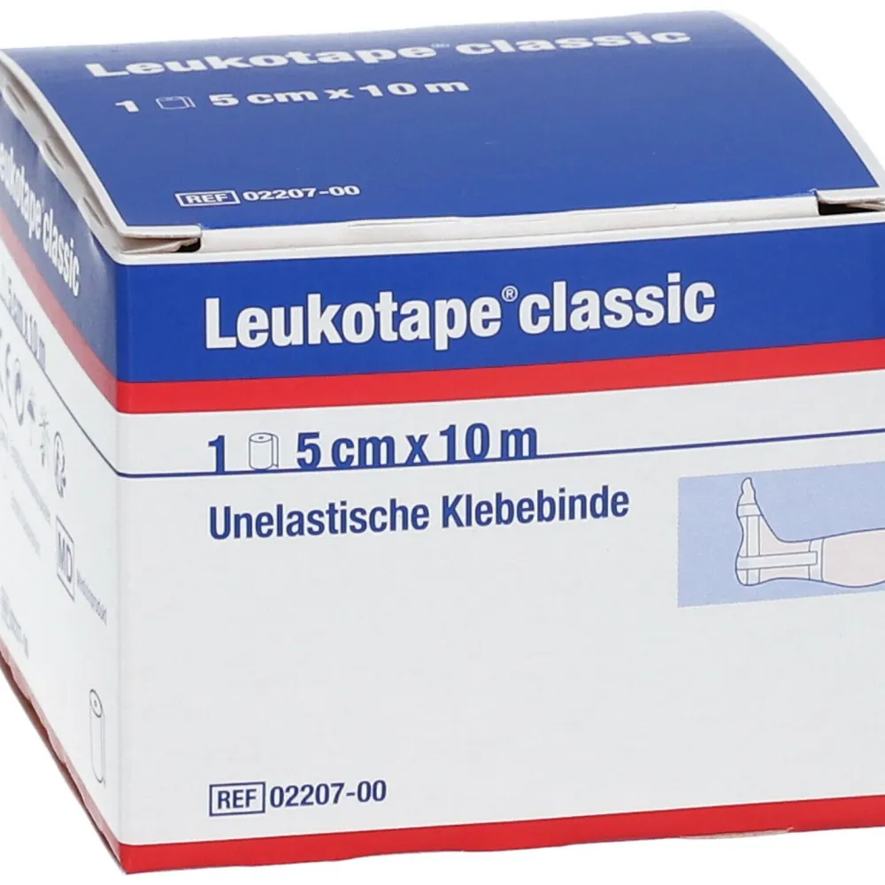 Leukotape® Classic 5 cm x 10 m weiß> Hot