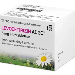 LEVO-ADGC® 5mg vergleichbare Wirkung wie b. halber Dosierung|Cetirizin New