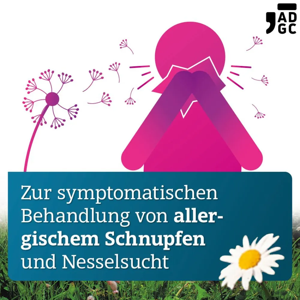 LEVO-ADGC® 5mg vergleichbare Wirkung wie b. halber Dosierung|Cetirizin New