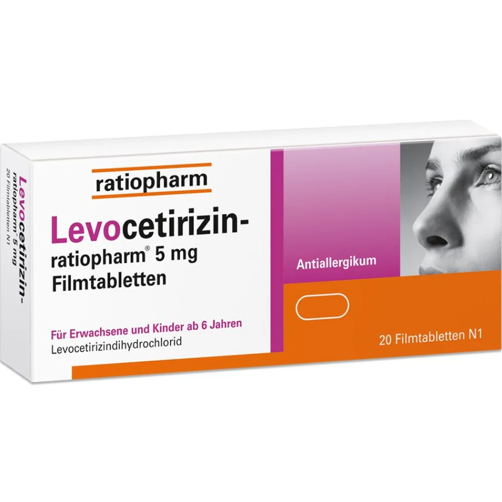 Levocetirizin- ® 5 mg|ratiopharm Clearance