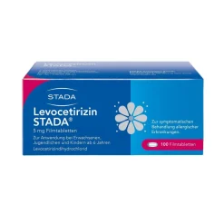 Levo STADA® 5 mg, zur symptomatischen Behandlung allergischer Erkrankungen|Cetirizin New