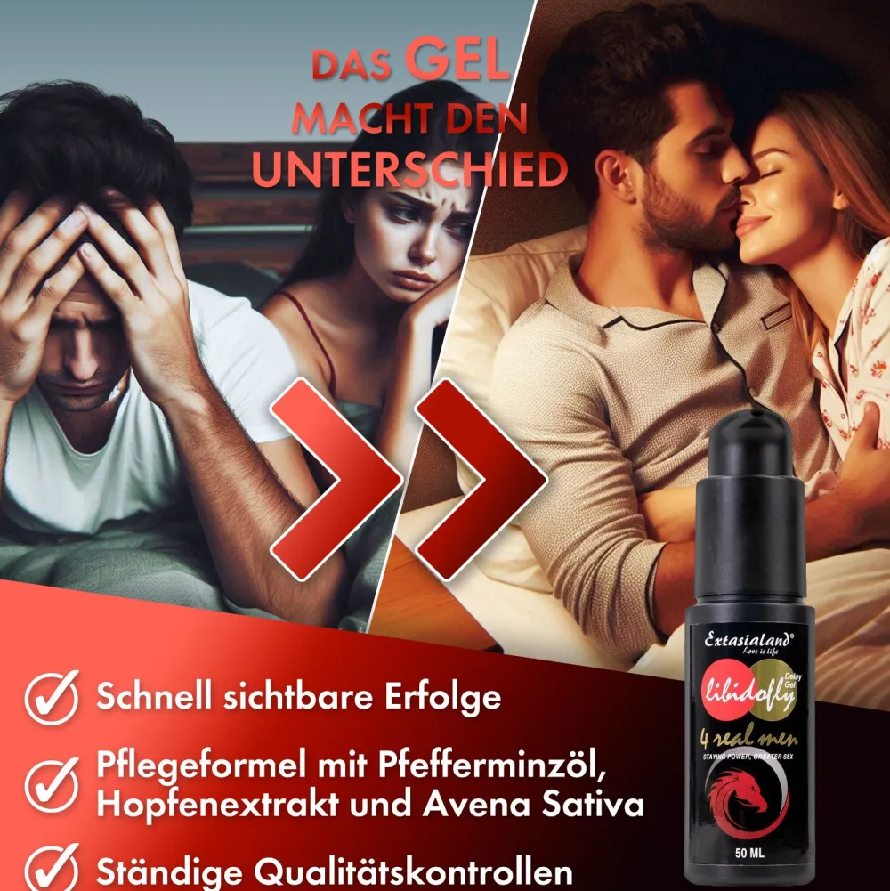 Libidofly® Delay Gel Potenz-hilfe-mittel mit hochwertigsten Inhaltsstoffen| New