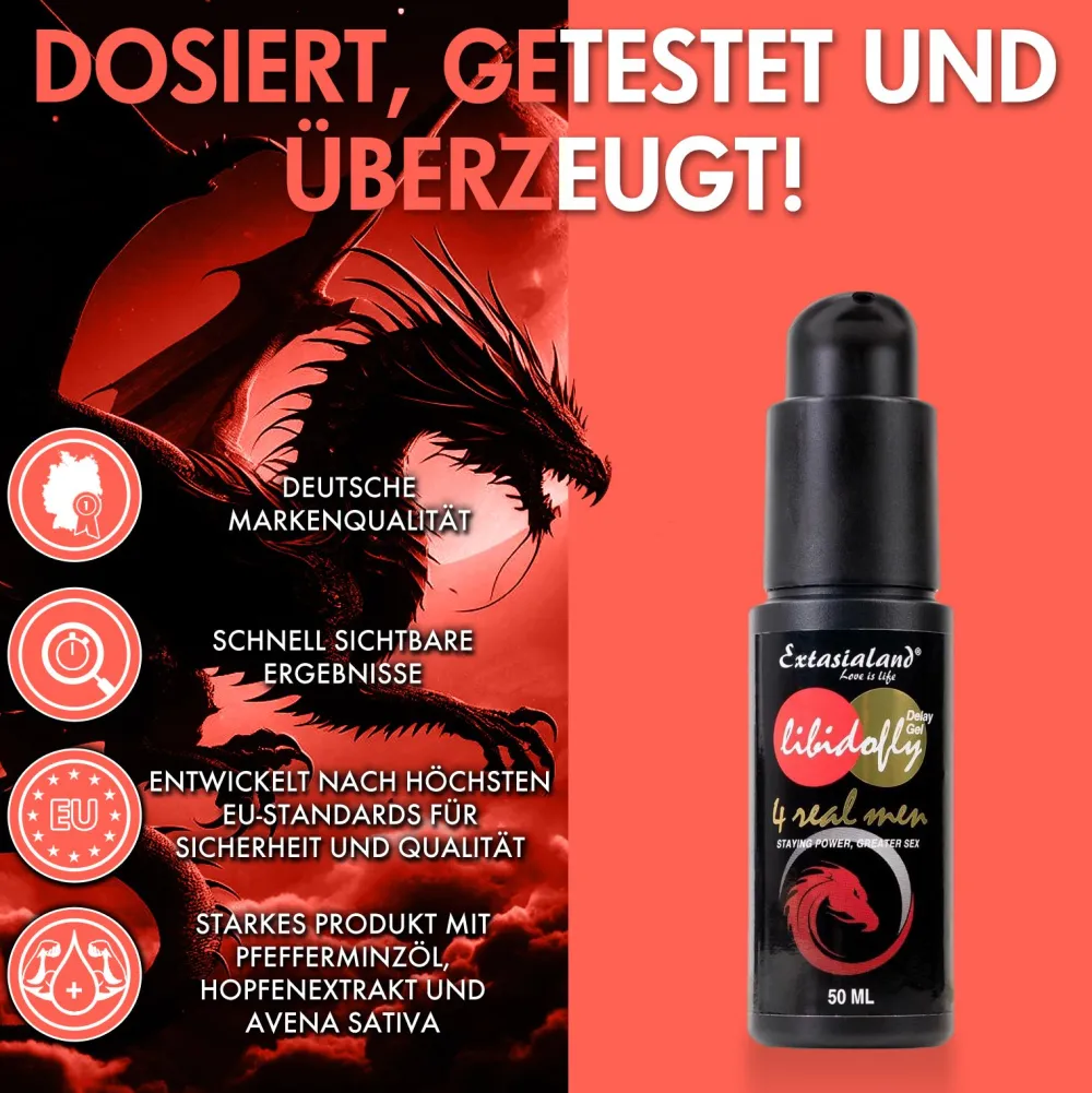 Libidofly® Delay Gel Potenz-hilfe-mittel mit hochwertigsten Inhaltsstoffen| New