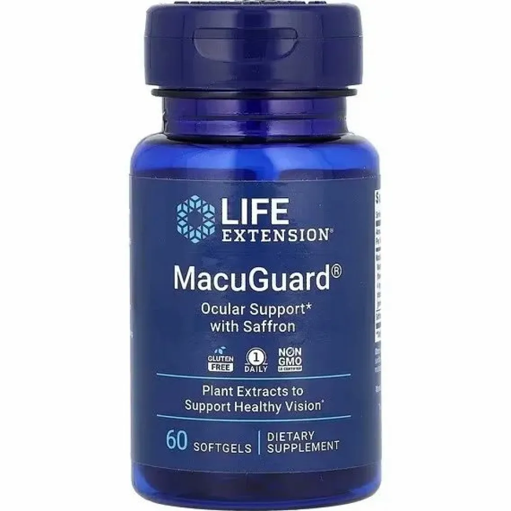 MacuGuard® Ocular Support mit Safran>Life Extension Online