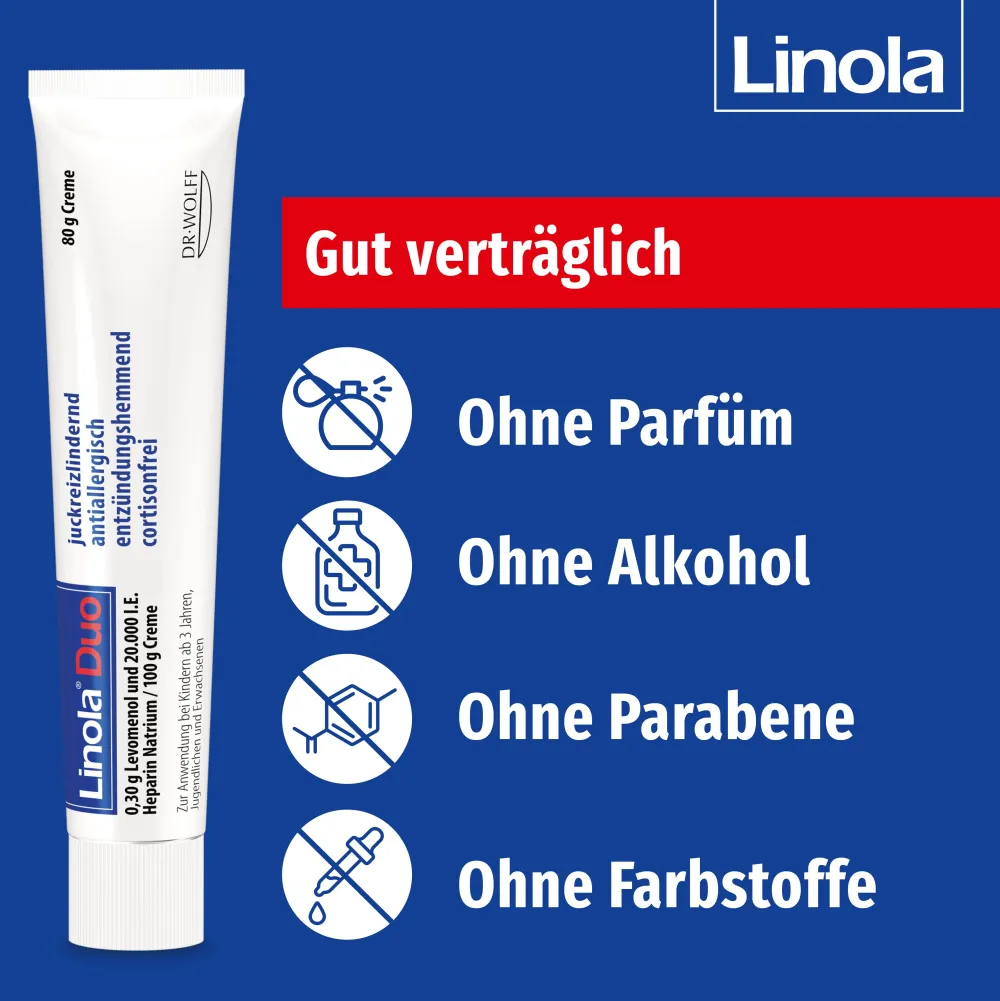 Linola® Duo - Cortisonfreie Creme gegen Juckreiz bei Neurodermitis und Ekzemen> Best
