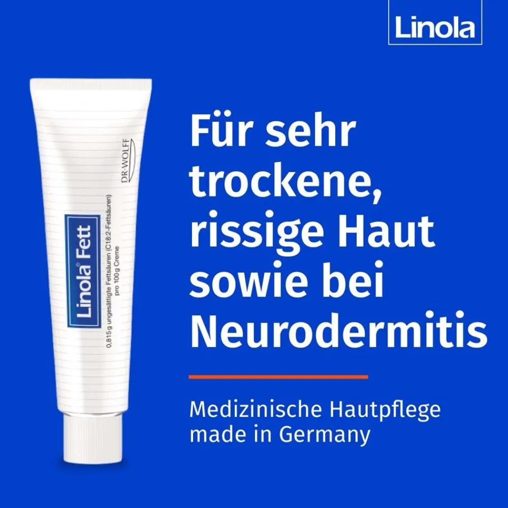 Linola Fett Creme – Für trockene, gereizte Haut bei Neurodermitis> Online